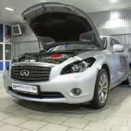 INFINITI M37X - вернули свет фарам, замена линз на светодиодные BI-LED с сохранением функции AFS