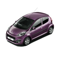 Peugeot 107 установка линз в фары, установка линз в ПТФ