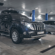 Замена штатных led линз Toyota Land Cruiser Prado на Bi-led.