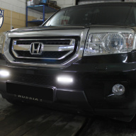 Honda Pilot установка дхо Philips