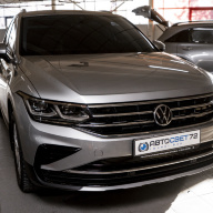 Установка защитной сетки радиатора на Volkswagen Tiguan II
