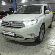 Toyota Highlander замена линз на билед Aozoom
