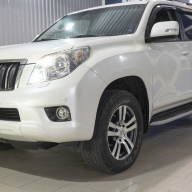 Prado 150 установка светодиодных BI-LED линз в адаптивные фары
