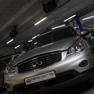 Infiniti EX25 Произвели замену линз на Hella 3R