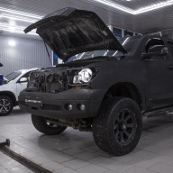 Светодиодные линзы в Toyota Tundra и ДХО