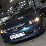 Mazda 6 GG - замена линз на новые Hella
