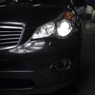 Infiniti EX35 установка линз Hella 5R