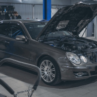 Mercedes-Benz W211 замена линз на билед