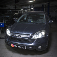 Honda CR-V - Сделали замену штатных линз на светодиодные BI-LED Aozoom A3 MAX