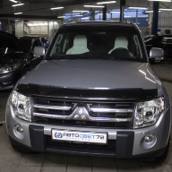 Mitsubishi Pajero  замена линз на новые биксеноновые Hella