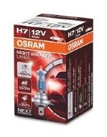 Лампа галогенная H7 12V 55W OSRAM Night breaker laser +150%