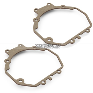 Переходные рамки для замены линз Mitsubishi Pajero 4 (2006-2014) на Hella 3R, 5R 