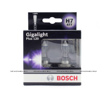 Галогеновые лампы H7 BOSCH Gigalight Plus 120 (комплект, 2шт)