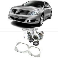Биксеноновые линзы в Nissan Teana II (2011-2014)